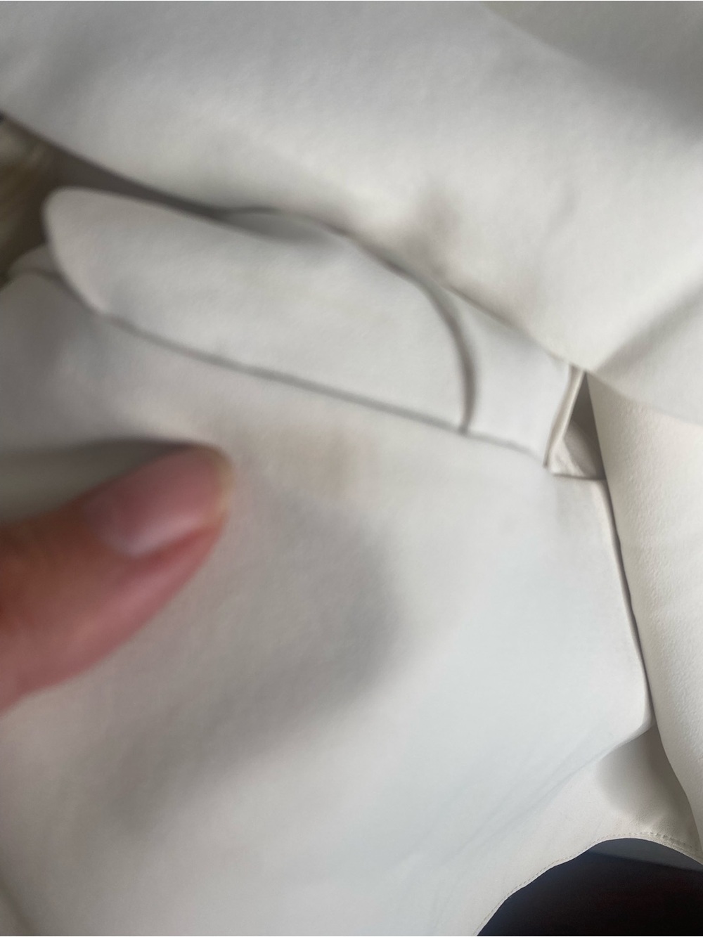 Club Monaco White Wrap Blouse - Picture 7 of 8